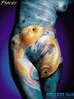 Символика татуировки (тату) » Знаки зодиака – Рыбы